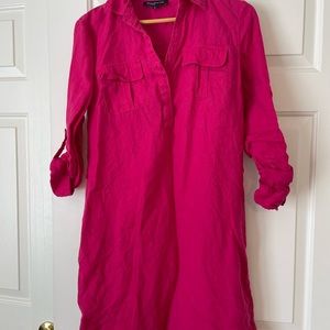 Bright Pink Women's Shirt Dress by Tommy Bahama